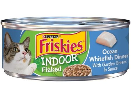 Friskies Selects Indoor Flaked Ocean Whitefish Canned Cat Food on Sale