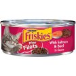 Friskies Prime Filets with Salmon & Beef in Sauce Canned Cat Food Online Sale