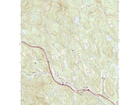 US Topo 7.5-minute map for Warner NH Online Sale