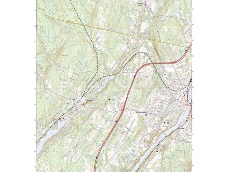 US Topo 7.5-minute map for Waterville ME Discount