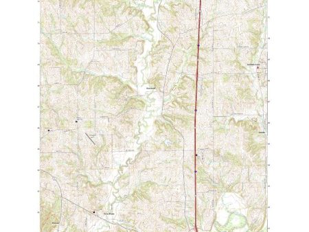 USGS US Topo 7.5-minute map for Tracy MO 2021 Online now