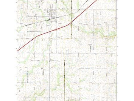 US Topo 7.5-minute map for Wellsville KS Cheap