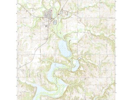 US Topo 7.5-minute map for Valley Falls KS Cheap