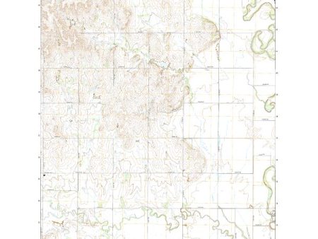 US Topo 7.5-minute map for Tescott NE KS Online now