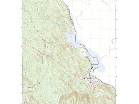 US Topo 7.5-minute map for Woodland MENB For Sale