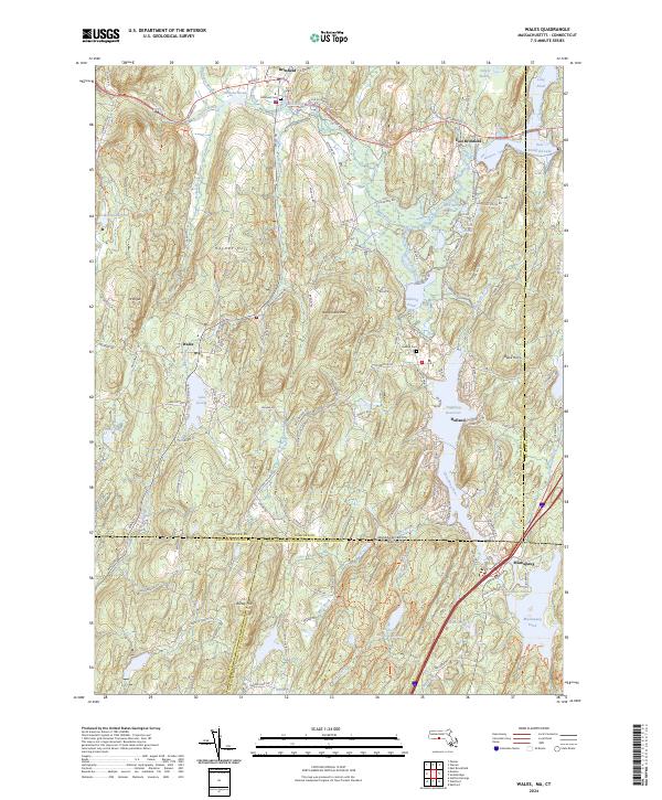 US Topo 7.5-minute map for Wales MACT Cheap