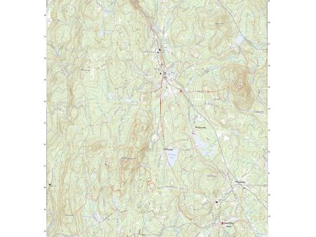 US Topo 7.5-minute map for Troy NH For Discount