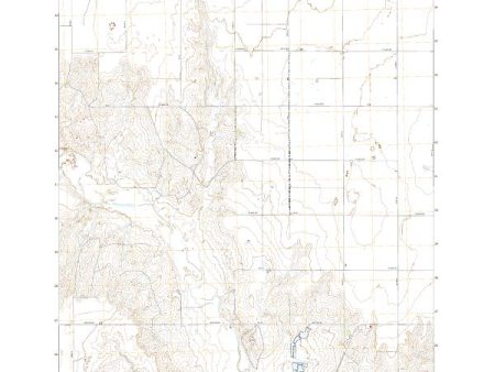 US Topo 7.5-minute map for Sublette SW KS on Sale