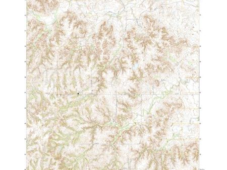 US Topo 7.5-minute map for Tegarden NW OKKS For Sale