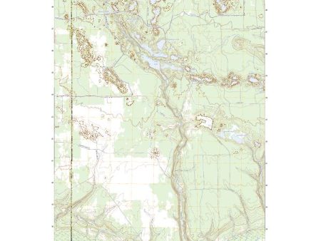 US Topo 7.5-minute map for Tahquamenon Lakes MI For Sale