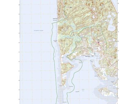 US Topo 7.5-minute map for Wellfleet MA Sale