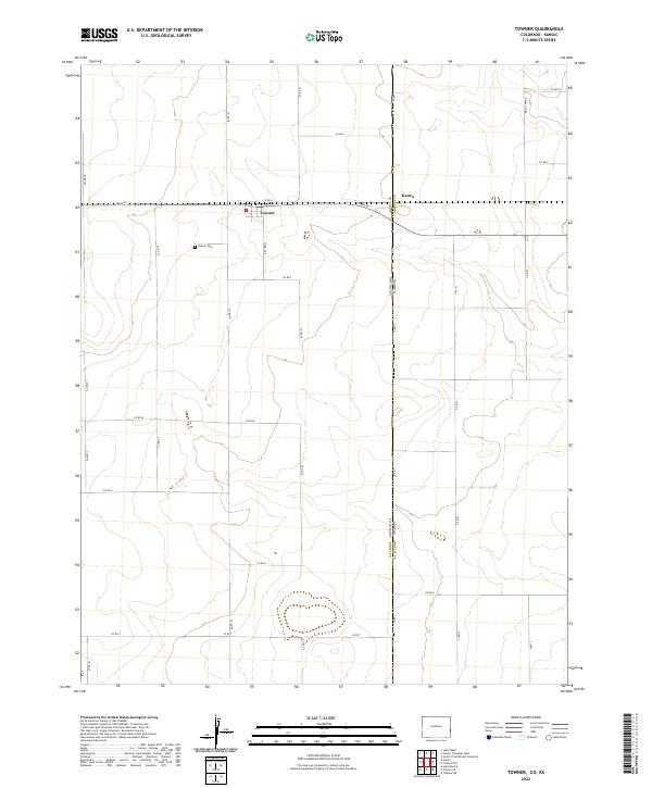 US Topo 7.5-minute map for Towner COKS Online