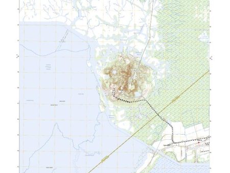 US Topo 7.5-minute map for Weeks LA Cheap