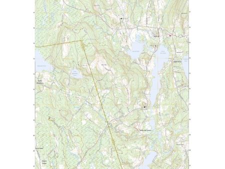 US Topo 7.5-minute map for Union ME Hot on Sale