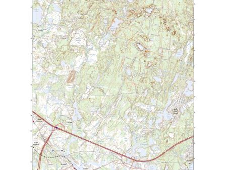 US Topo 7.5-minute map for Wareham MA on Sale