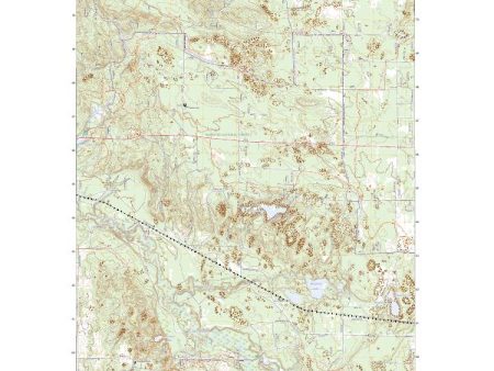 US Topo 7.5-minute map for Townsend Lake MI on Sale