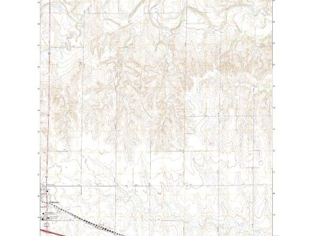 US Topo 7.5-minute map for WaKeeney East KS Online Sale