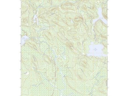 US Topo 7.5-minute map for Weir Pond ME For Sale