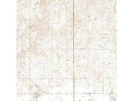 US Topo 7.5-minute map for Tescott KS Supply