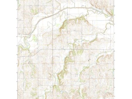 USGS US Topo 7.5-minute map for Humboldt SW NEKS 2021 Online