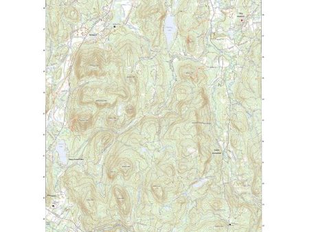 US Topo 7.5-minute map for West Swanzey NH For Discount