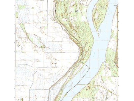 USGS US Topo 7.5-minute map for Wolf Island MOKY 2021 Sale