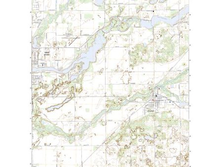 US Topo 7.5-minute map for Three Rivers East MI Discount