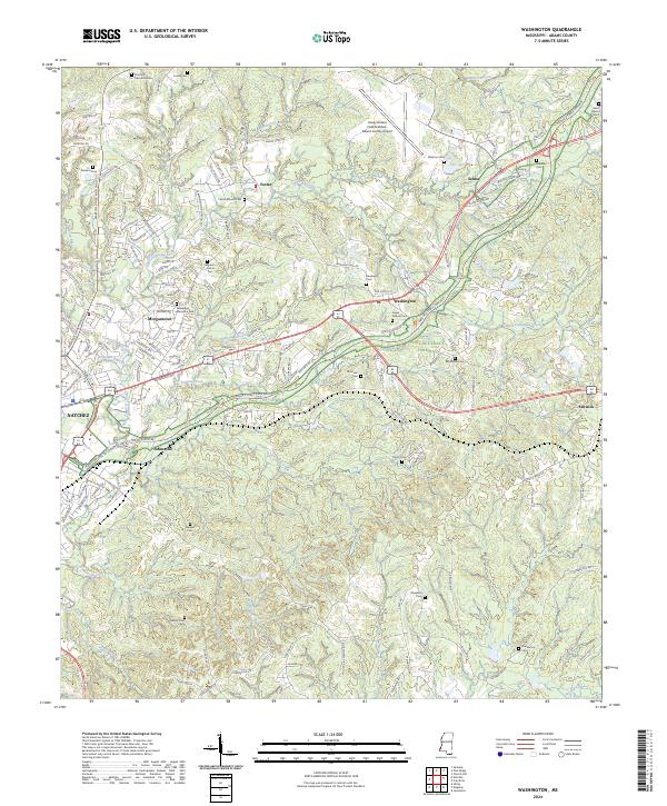 US Topo 7.5-minute map for Washington MS Online