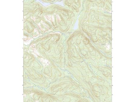 US Topo 7.5-minute map for Wallagrass Lakes ME Hot on Sale