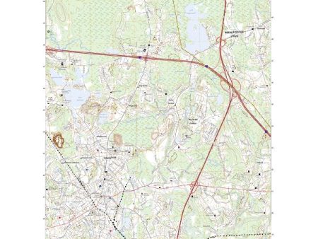 US Topo 7.5-minute map for Taunton MA Cheap