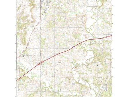 US Topo 7.5-minute map for Tonganoxie KS Supply