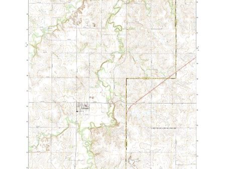 US Topo 7.5-minute map for Woodbine KS For Sale