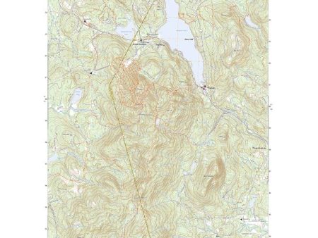 US Topo 7.5-minute map for Sunapee Lake South NH on Sale