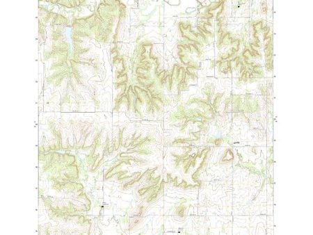 US Topo 7.5-minute map for Xenia KS on Sale