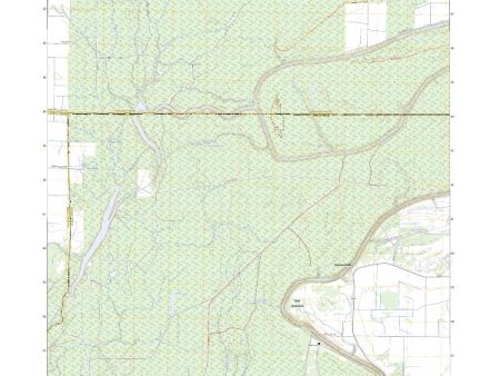 US Topo 7.5-minute map for Tensas Bluff LA For Discount