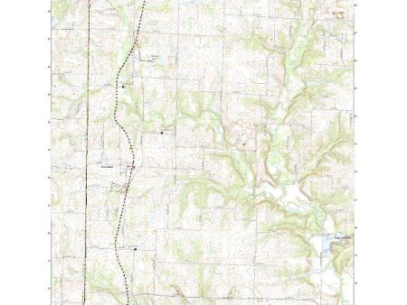 USGS US Topo 7.5-minute map for West Line MOKS 2021 Discount