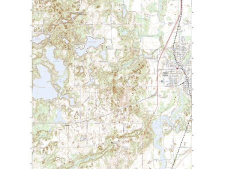 US Topo 7.5-minute map for Three Rivers West MI For Discount