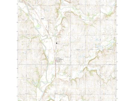 USGS US Topo 7.5-minute map for Barneston NEKS 2021 on Sale