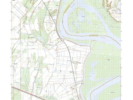 US Topo 7.5-minute map for Walls LA For Cheap