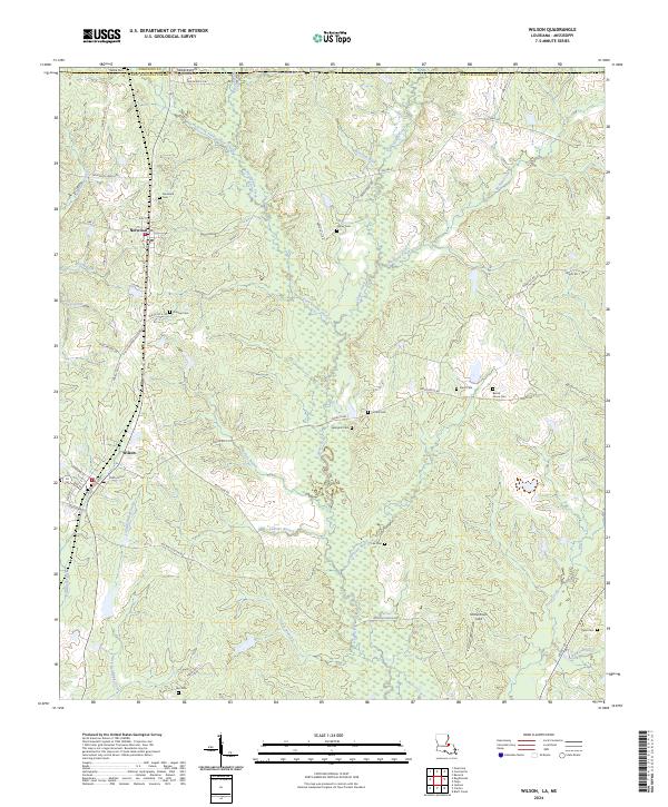 US Topo 7.5-minute map for Wilson LAMS Fashion