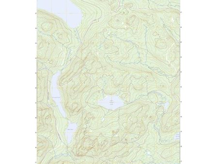 US Topo 7.5-minute map for Upper Russell Pond ME Online