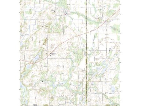 US Topo 7.5-minute map for Burr Oak MIIN Cheap