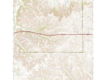 US Topo 7.5-minute map for Wamego SW KS on Sale