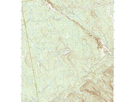 US Topo 7.5-minute map for The Horseback ME Cheap