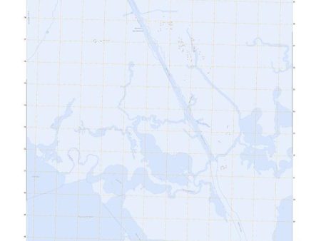 US Topo 7.5-minute map for Three Bayou Bay LA on Sale