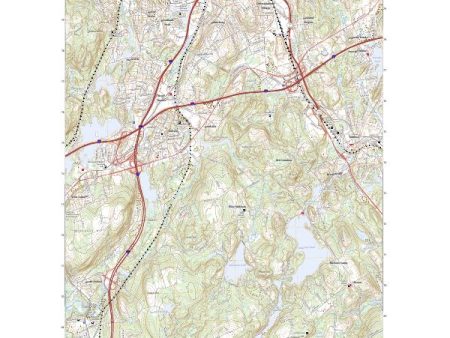 US Topo 7.5-minute map for Worcester South MA Hot on Sale