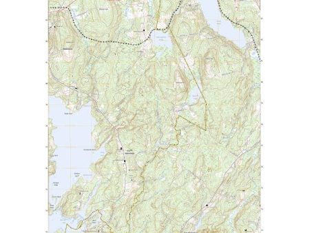 US Topo 7.5-minute map for Waldoboro East ME Fashion