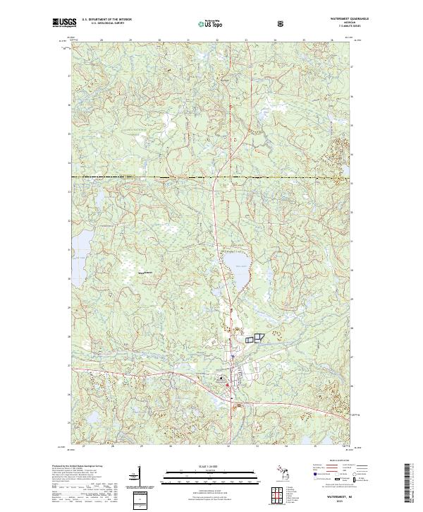 US Topo 7.5-minute map for Watersmeet MI Sale