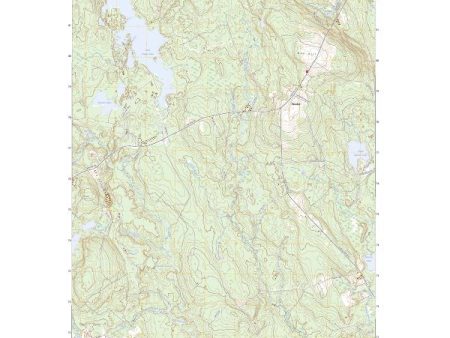 US Topo 7.5-minute map for Wesley ME Online Hot Sale