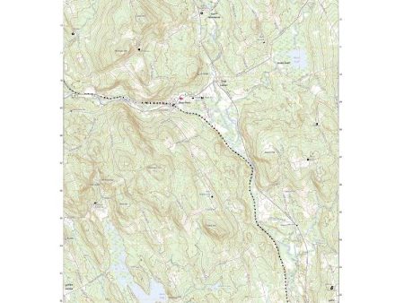 US Topo 7.5-minute map for West Paris ME Sale